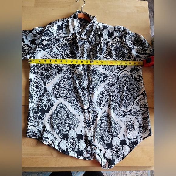 ZARA | Paisley Long Sleeve Top | Small - Picture 8 of 10